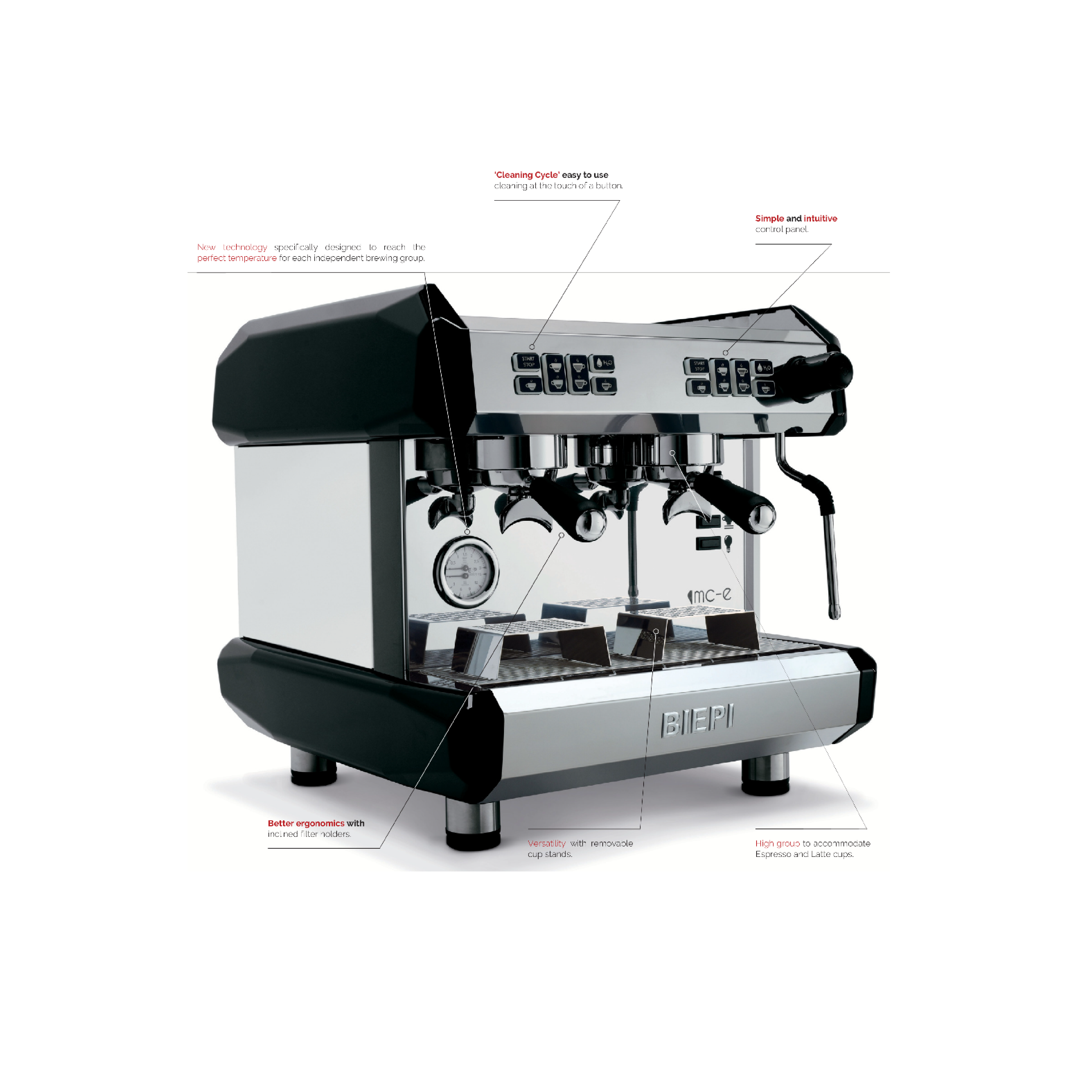 MC-E Compact Traditional Coffee Machine